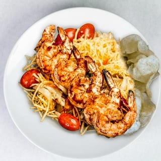 Grilled Shrimp Chef Salad