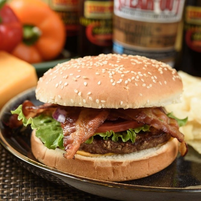 Bacon Cheddar Burger.