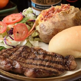 New York Strip Steak.