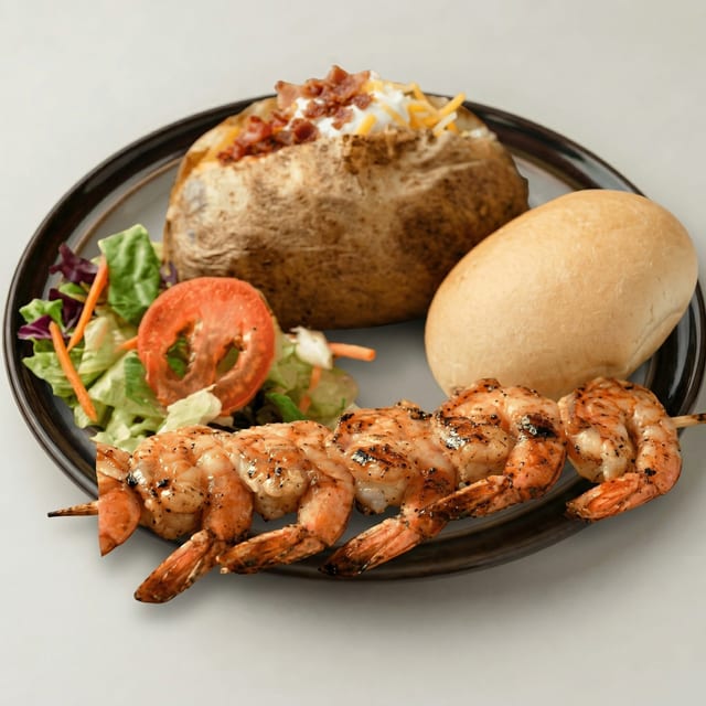 Lunch Grilled Shrimp.
